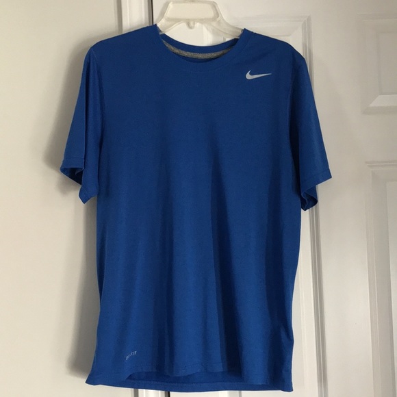 Nike Dri Fit Blue Shirt Sz. Medium - Picture 2 of 10